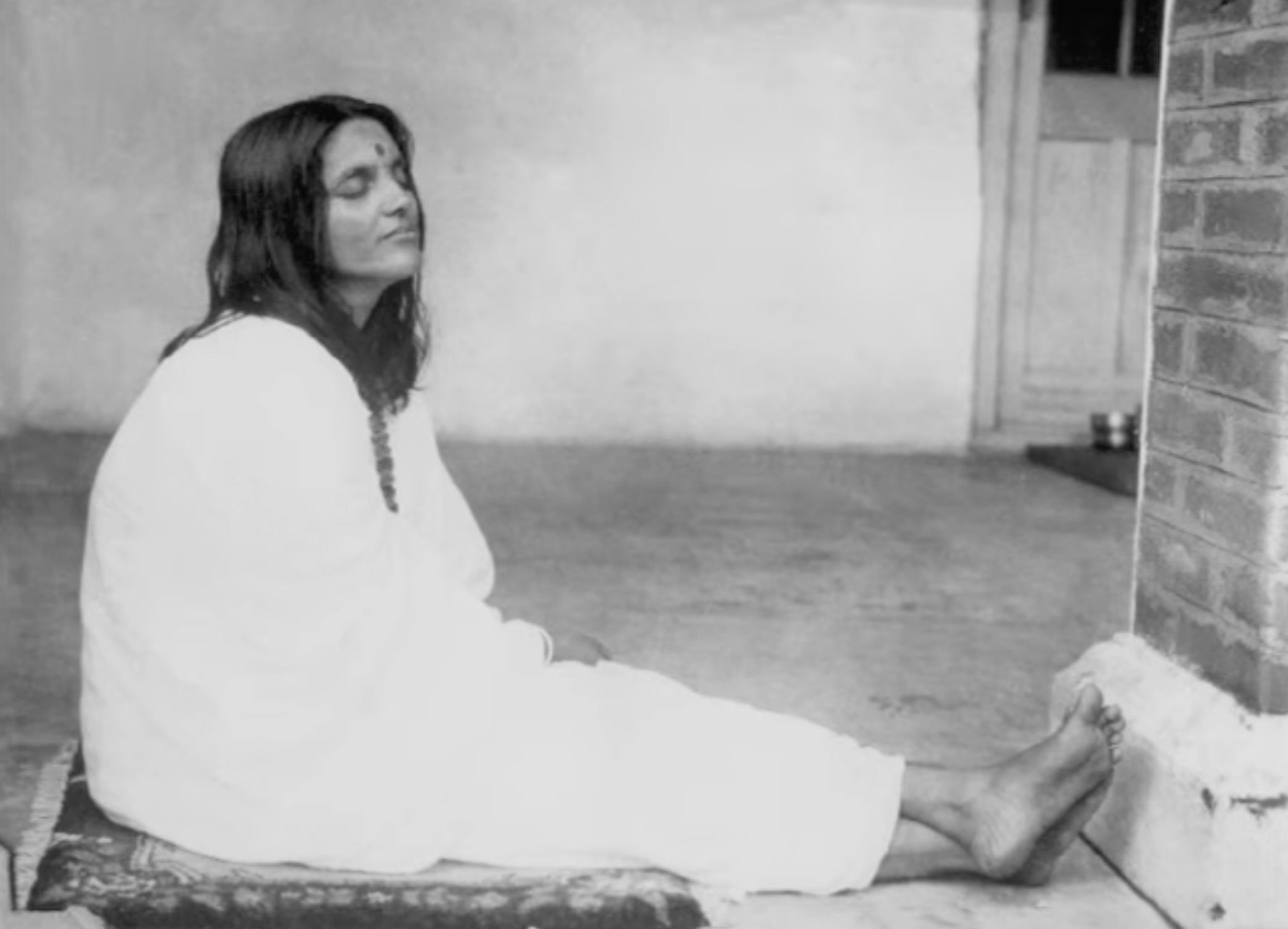 Photographie de Mâ Ânandamayî