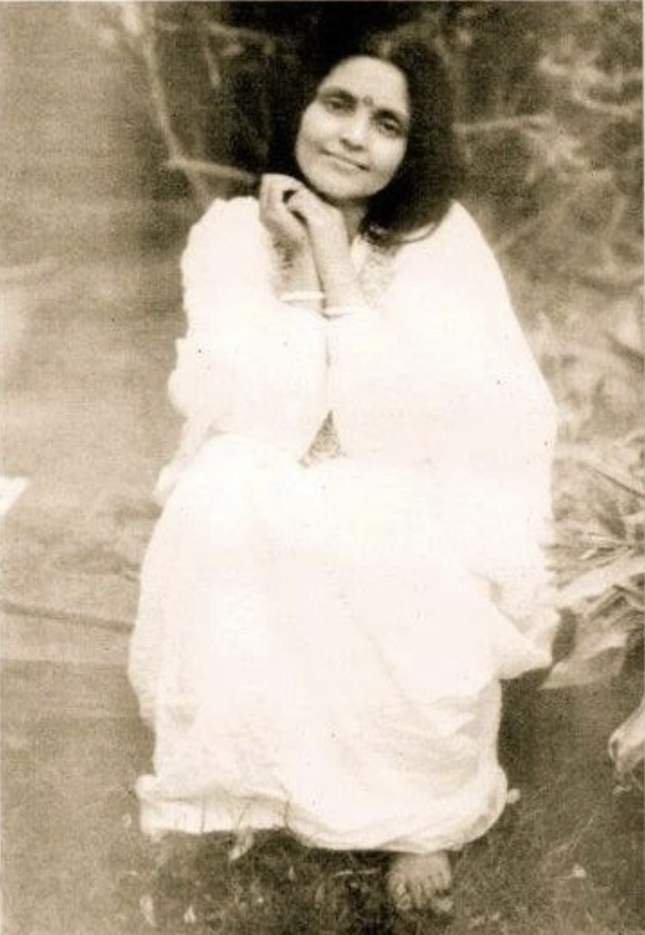 Photographie de Mâ Ânandamayî