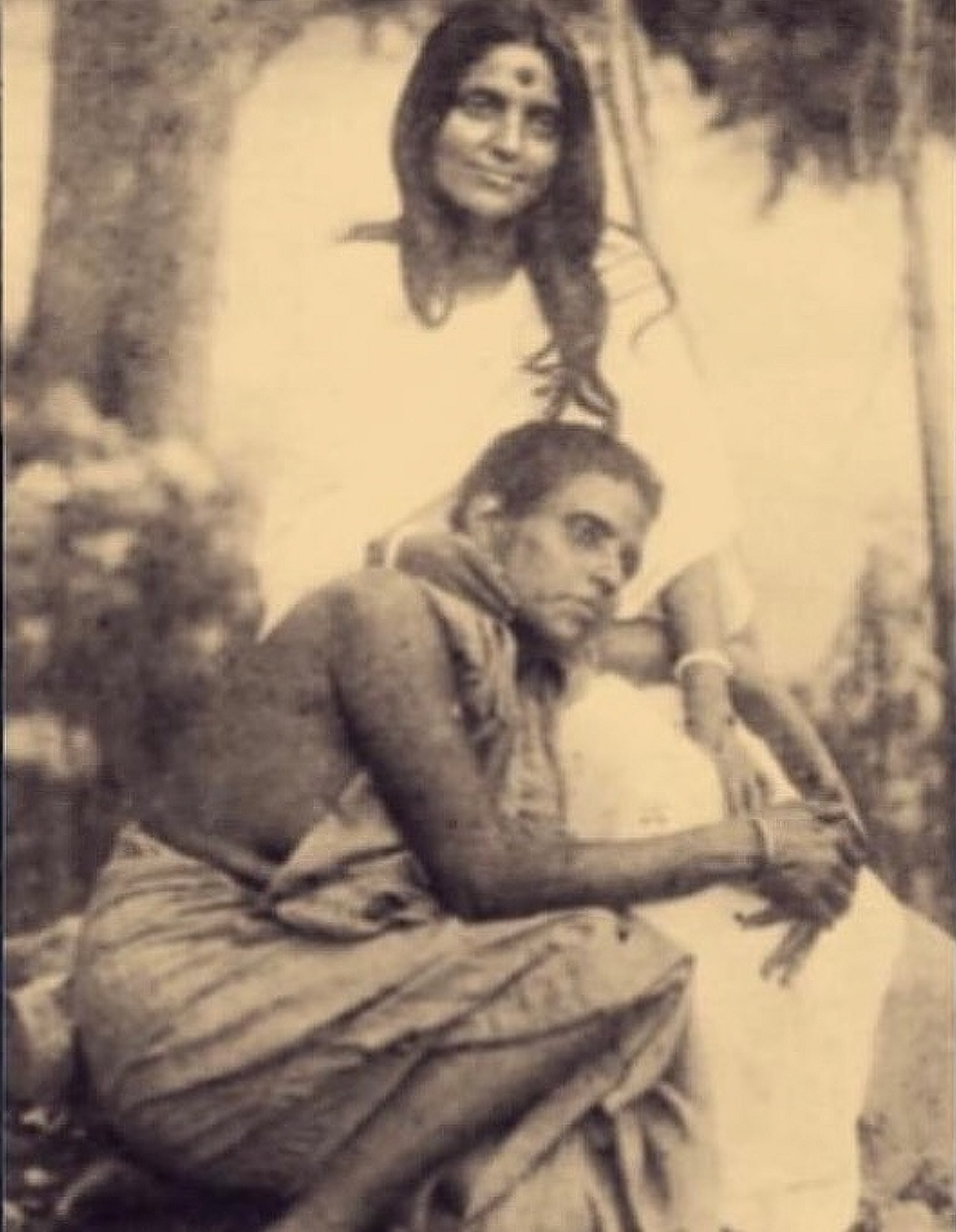 Photographie de Mâ Ânandamayî et Didi