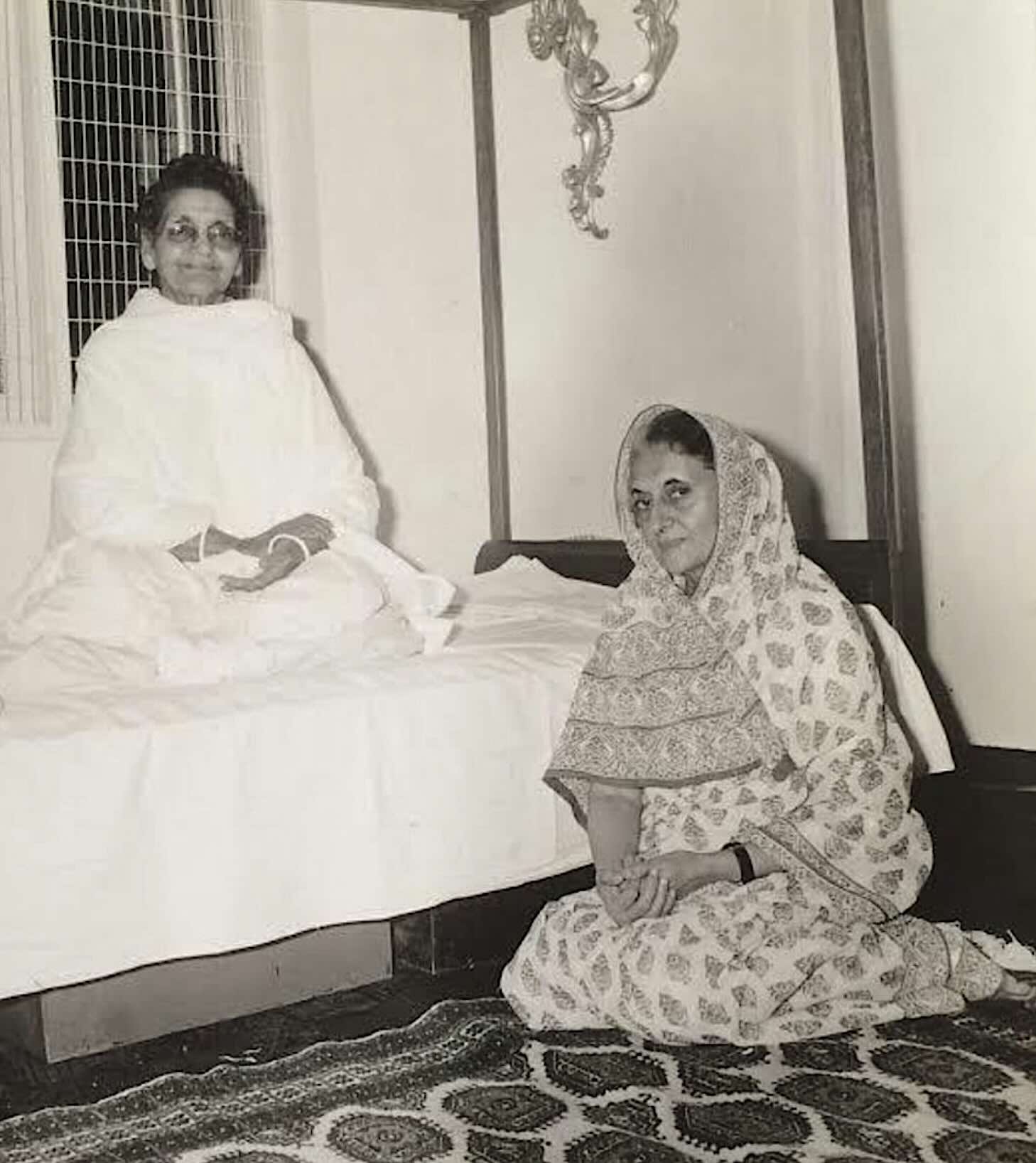 Mâ Ânandamayî et Indira Gandhi