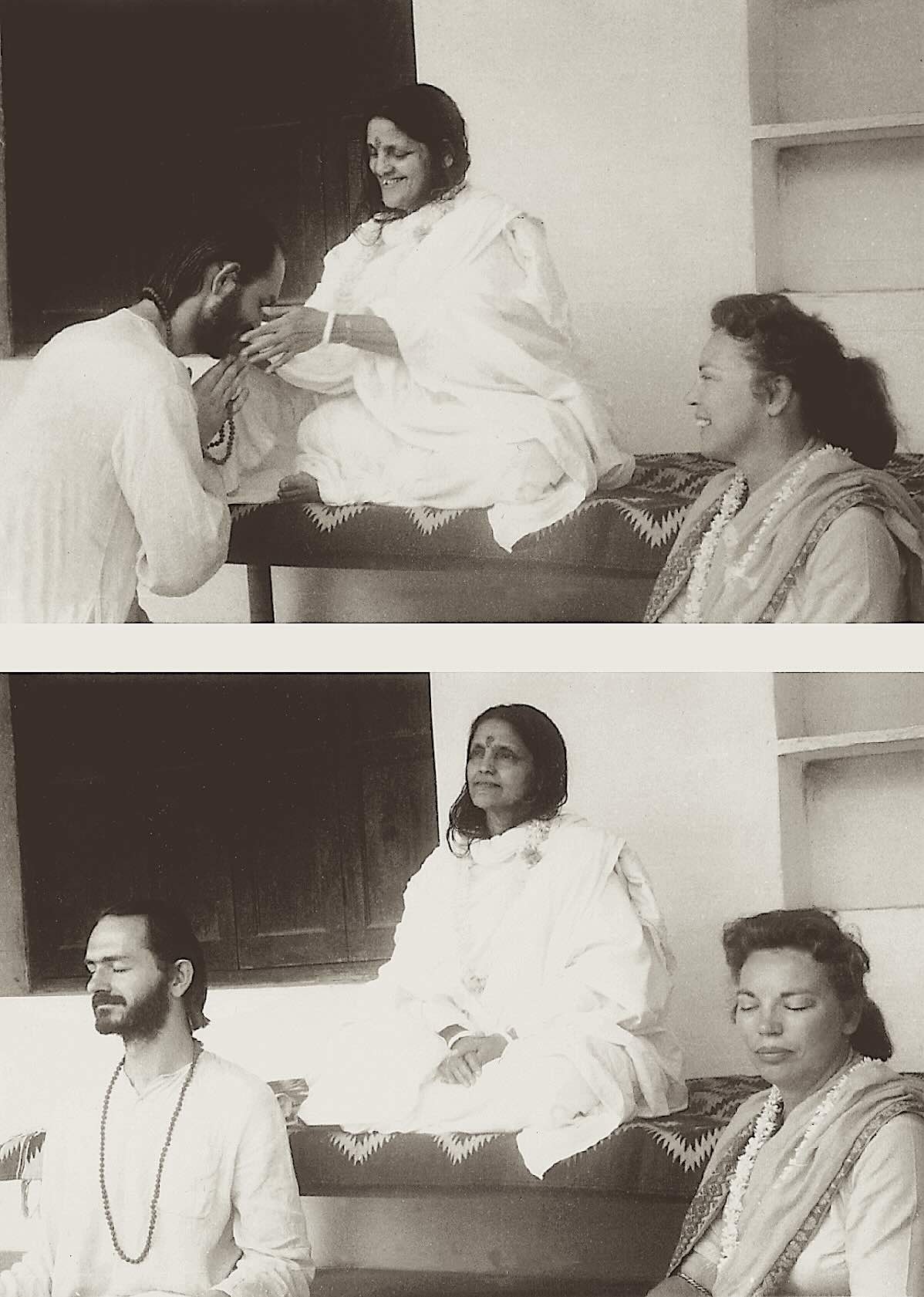 Mâ Ânandamayî, Daya Mata et Kriyananda
