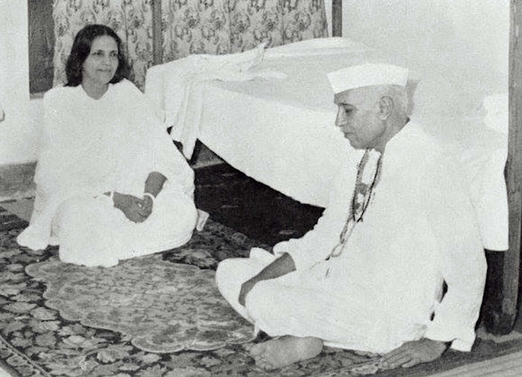 Mâ Ânandamayî et Jawaharlal Nehru