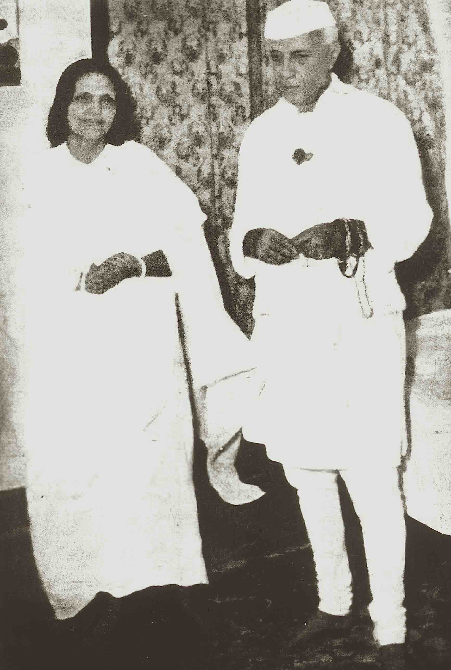 Mâ Ânandamayî et Jawaharlal Nehru