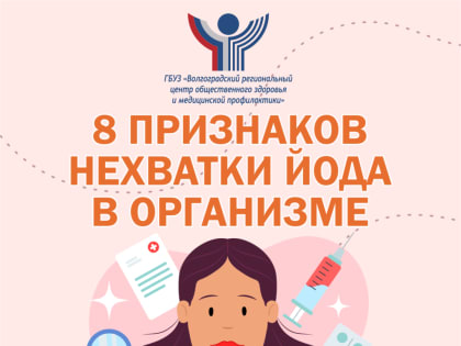 «8 признаков нехватки йода в организме»