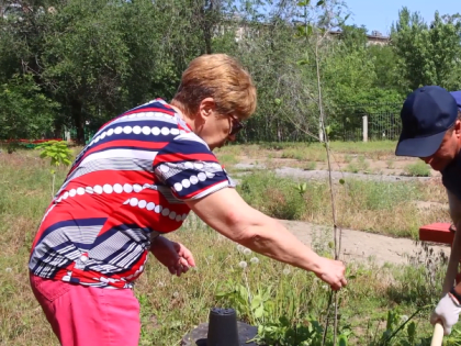 От таких бабушек не уйдешь: члена партии ЕР заметили на грядках с лопатой в руках