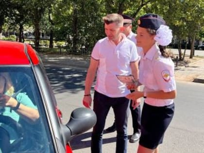 Перед началом учебного года водителям напомнили об осторожности на дороге