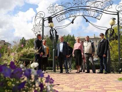 В городе Петров Вал обустроено многофункциональное общественное пространство