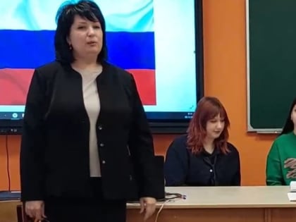 Встреча председателя избирательной комиссии с учениками старших классов