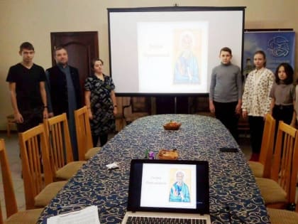Об Андрее Первозванном говорили на встрече молодежного православного центра «Преображение»