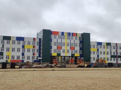 Готовность школы-тысячника в Волжском достигла 85 процентов