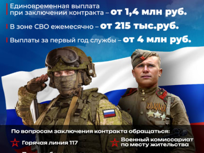 Единовременная выплата участникам СВО