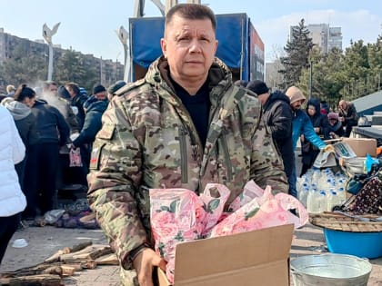 ДЕПУТАТ ГОРДУМЫ ЮРИЙ ДУДНИК – В ЗОНЕ СВО С ГУМАНИТАРНОЙ ПОМОЩЬЮ