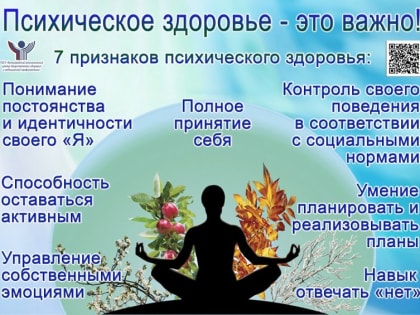 С 9 по 15 октября – неделя сохранения психического здоровья (в честь Всемирного дня психического здоровья 10 октября)