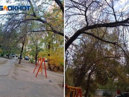 Опасная детская площадка в Волжском вызывает беспокойство