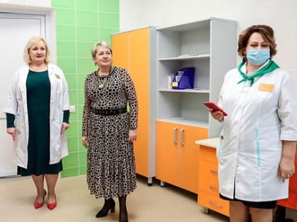 В старейшей поликлинике Среднеахтубинского района завершен капитальный ремонт