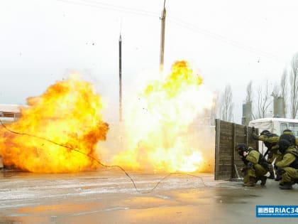 В Волгоградской области мобилизованные обучаются саперному делу