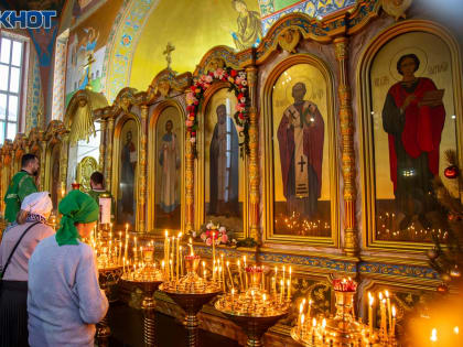 В Волжском храме прошел день памяти преподобного Серафима Саровского