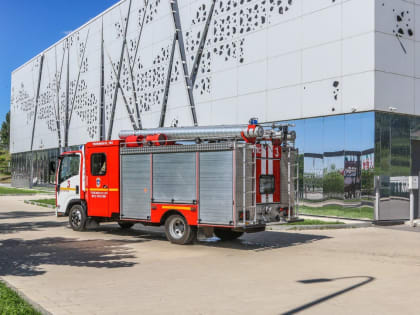 Волгоградские огнеборцы потушили условный пожар в интерактивном музее «Россия — моя история»