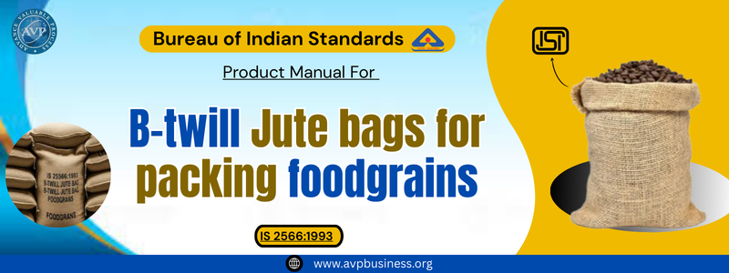B-twill Jute bags for packing foodgrains