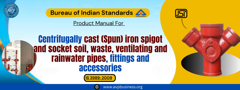 Centrifugally cast (Spun) iron spigot and socket soil, waste, ventilating and rainwater pipes, fittings and accessories