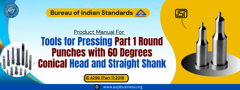 Tools for Pressing Part 1 Round Punches with 60 Degrees Conical Head and Straight Shank