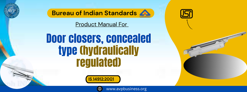 Door closers, concealed type (hydraulically regulated)