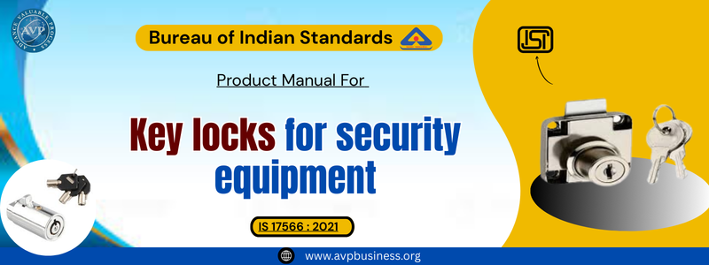 Key locks for security equipment