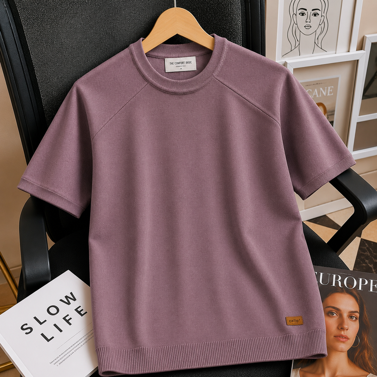 Mock Neck (Brick)