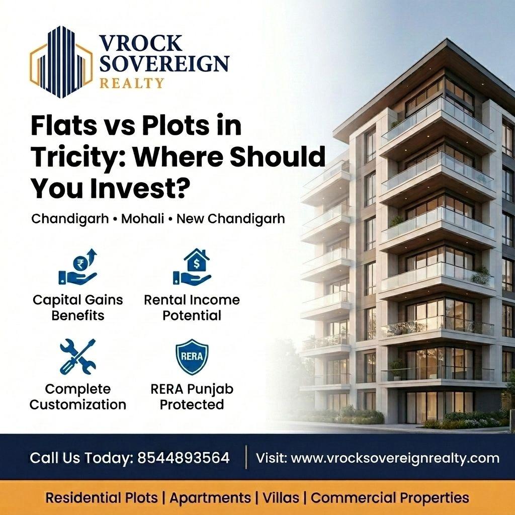 Flats vs Plots in Tricity: Where Should You Invest in Chandigarh, Mohali, and New Chandigarh?