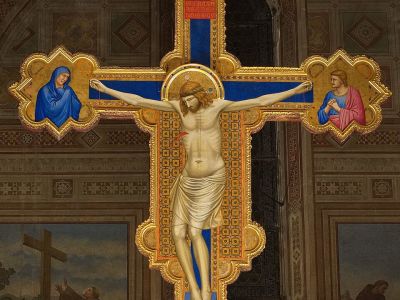 Crucifix (Ognissanti) and Maddalena panel