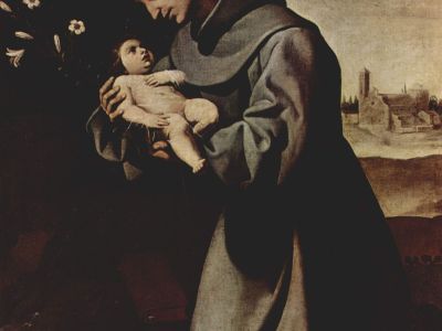 Saint Francis Kneeling in Meditation