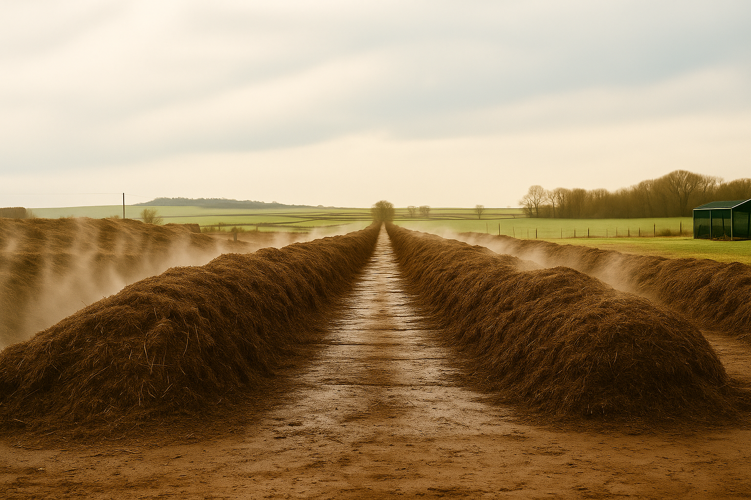 Imagem de destaque para Compostado Pausterizado para Cultivo de Cogumelos: Nutrição Microbiológica sob Controle