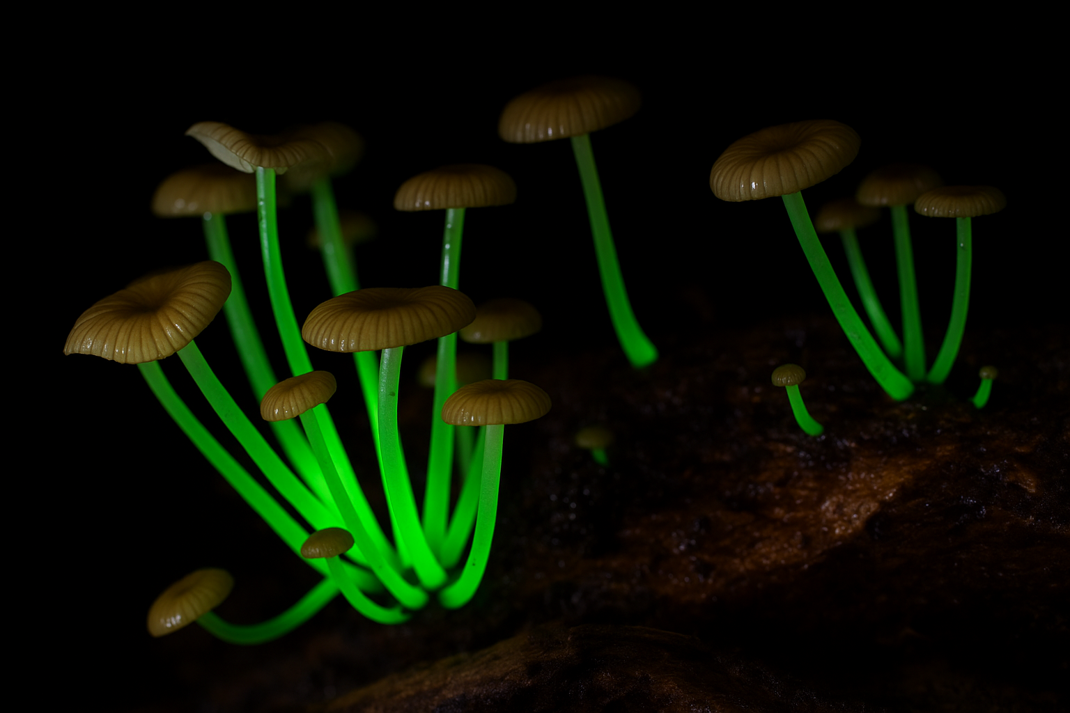 Imagem de destaque para Descubra os Fungos que Brilham no Escuro na Floresta Tropical Esquecida do Brasil