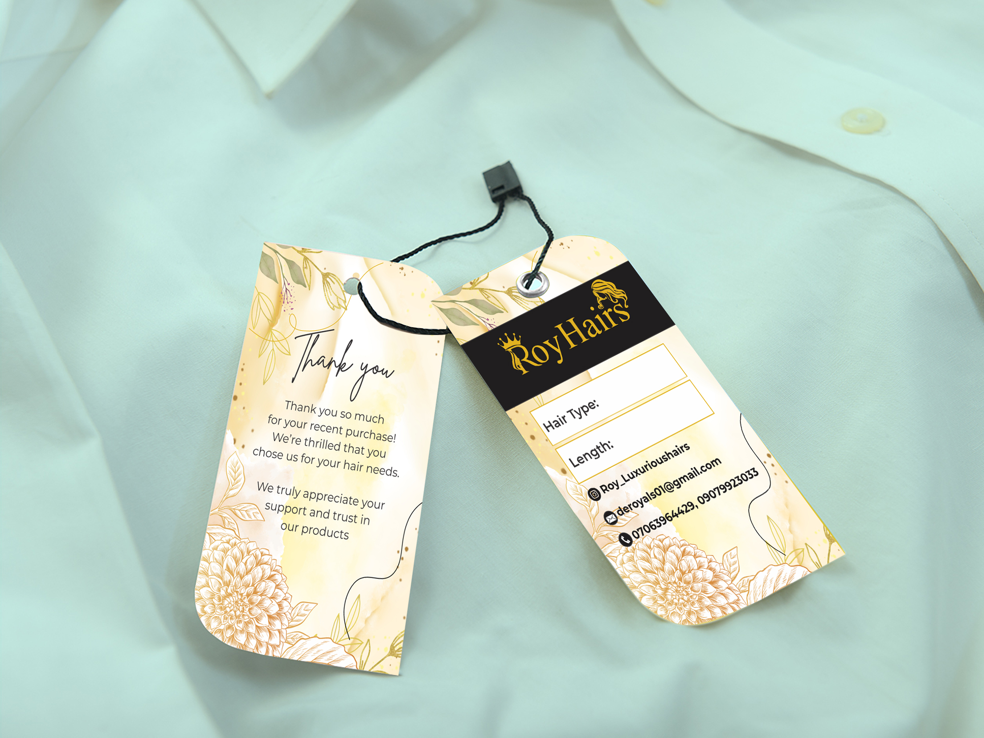 Image of Cloth Tag