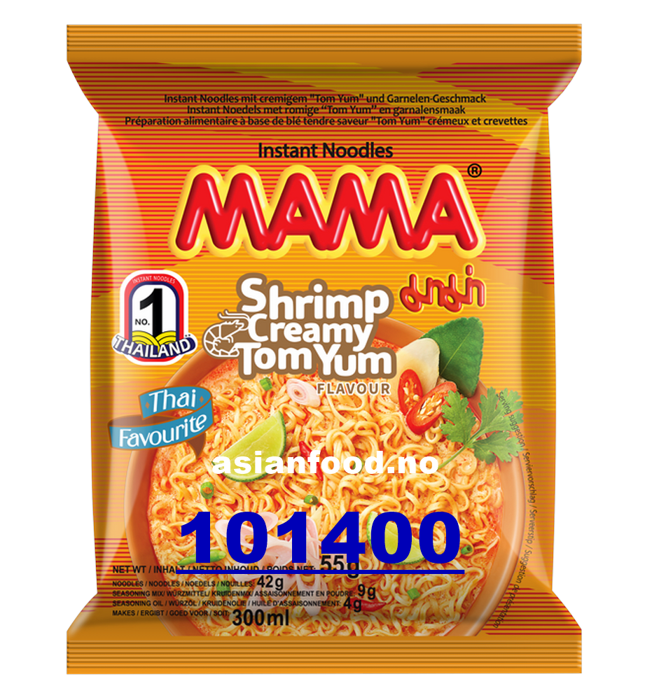 KOMMENDE - MAMA Oriental style noodles shrimp creamy Tom Yum