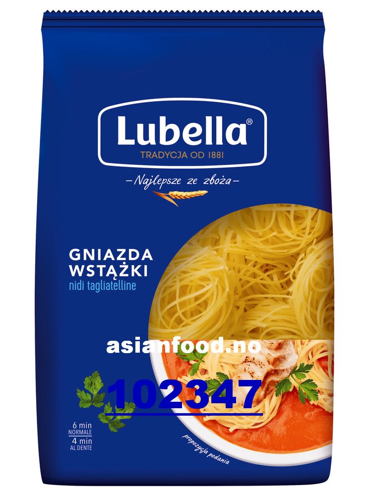 KOMMENDE - LUBELLA Pasta nest ribbons 8x400g