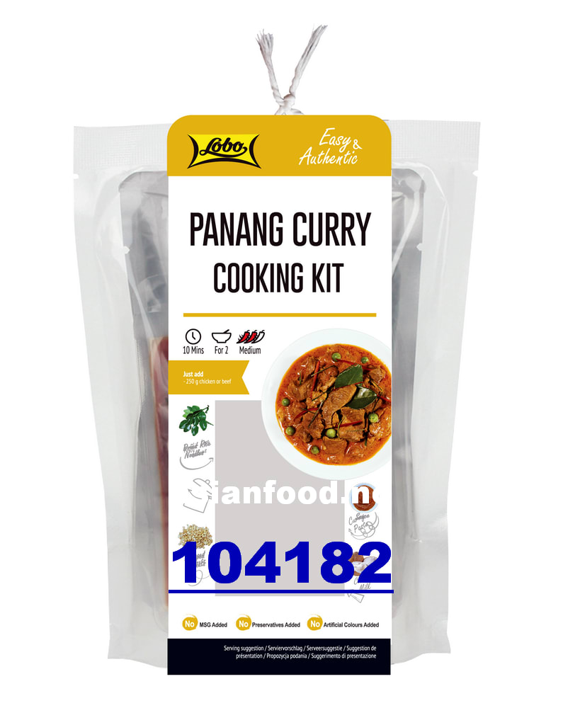 KOMMENDE - LOBO Panang curry cooking kit 6x271g