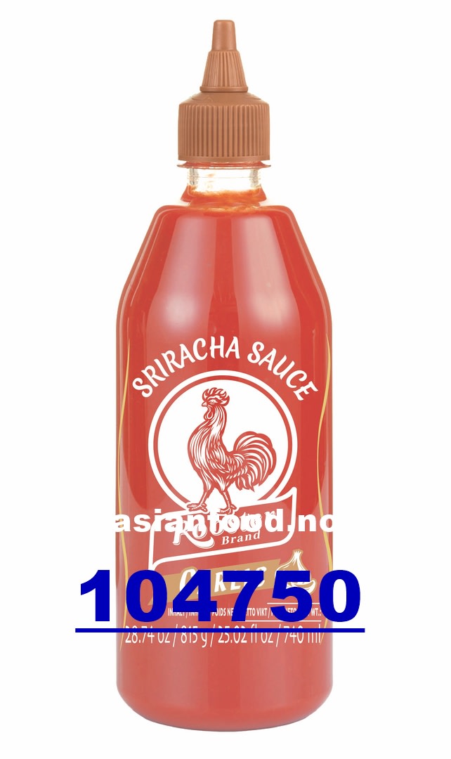 KOMMENDE - ROOSTER Sriracha hot chilli garlic sauce 12x875g