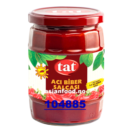 TAT Extra quality red pepper paste hot 12x550g