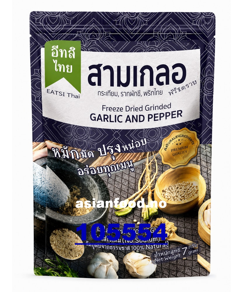 KOMMENDE - EATSI THAI Freeze dried grinded garic and pepper