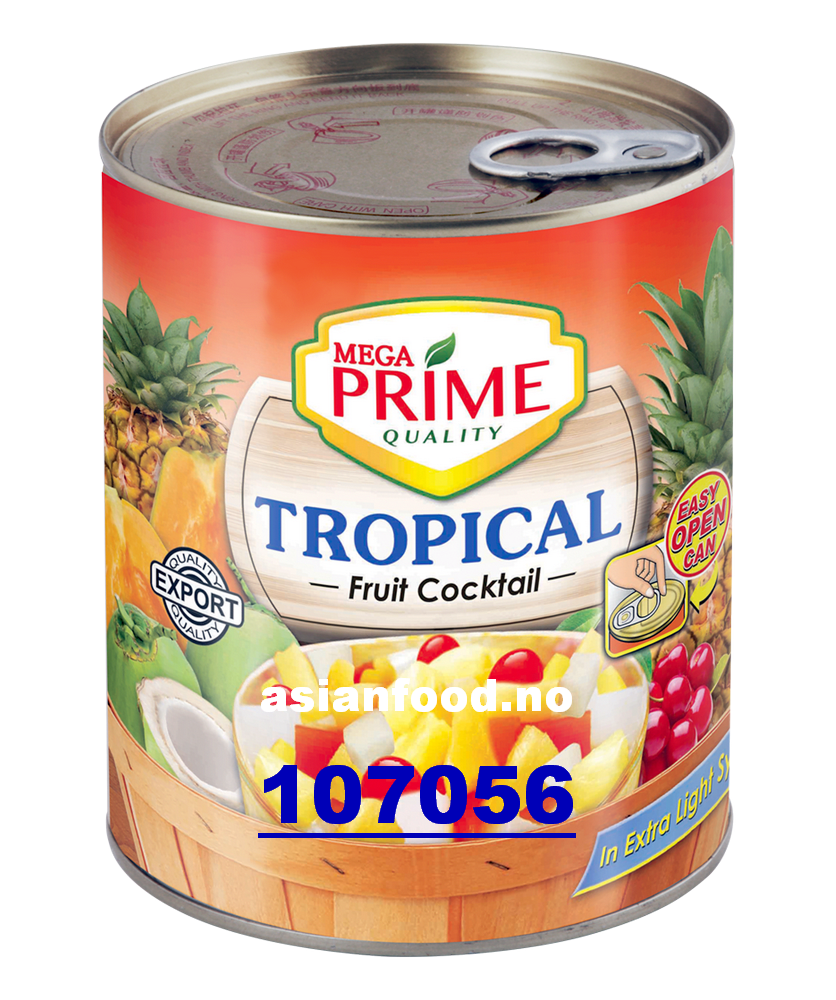 KOMMENDE - MEGA PRIME Tropical fruit cocktail 24x822g