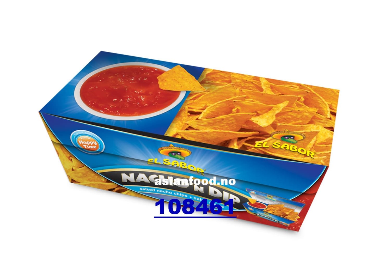 KOMMENDE - EL SABOR Salsa - salted Nacho & Salsa dip 12x175g