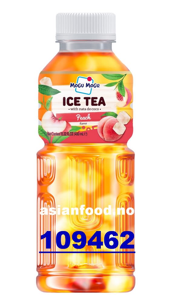 KOMMENDE - MOGU Ice tea peach & Nata De Coco 24x450ml