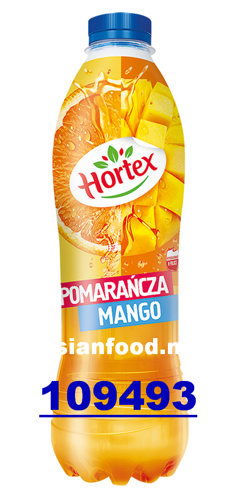 KOMMENDE - HORTEX Orange - mango juice drink 6x1L