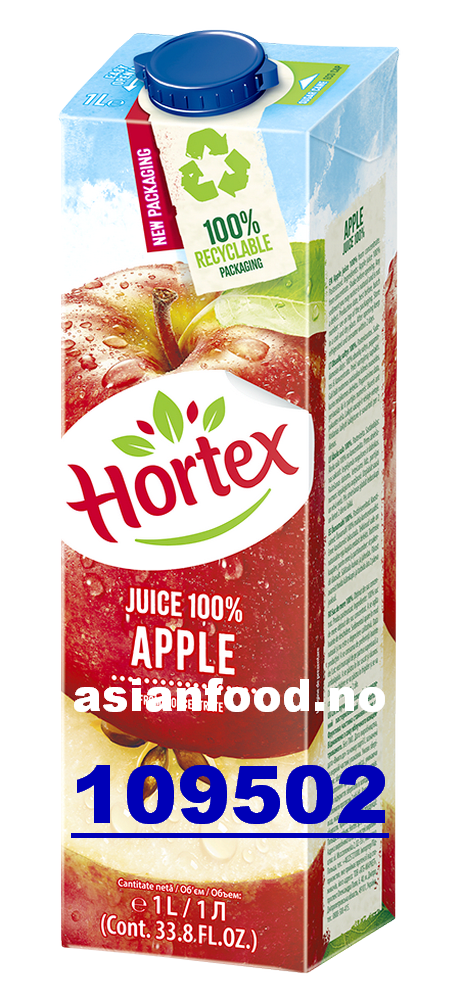 KOMMENDE - HORTEX Apple Juice 12x1L