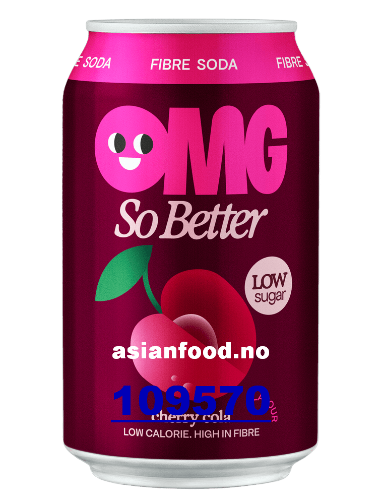 KOMMENDE - OMG SO BETTER Cherry cola flv fibre soda 12x330ml
