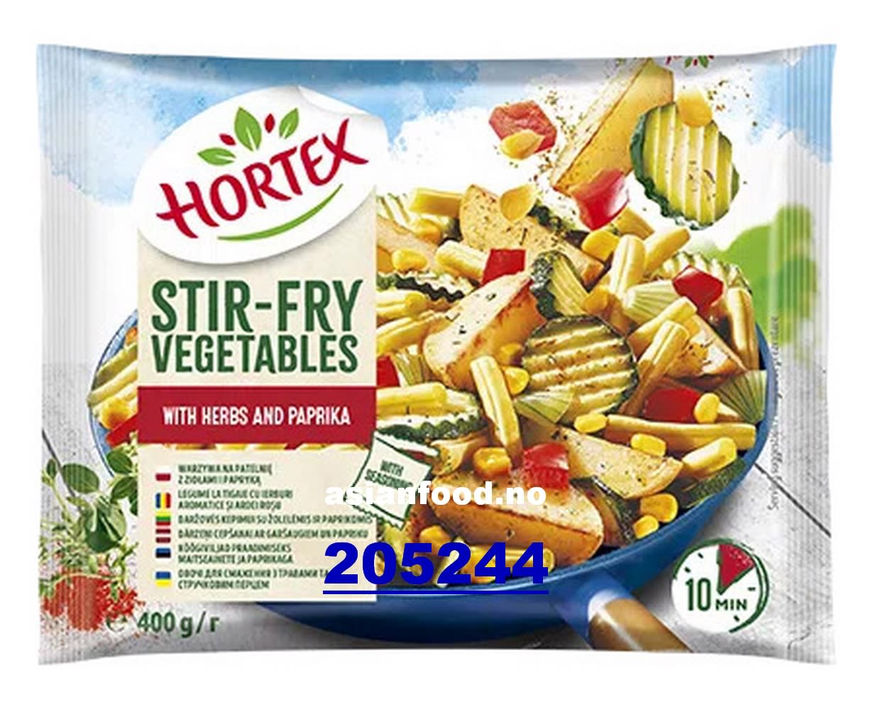KOMMENDE-HORTEX Stir-Fry Vegetables Herbs-Red Pepper 14x400g