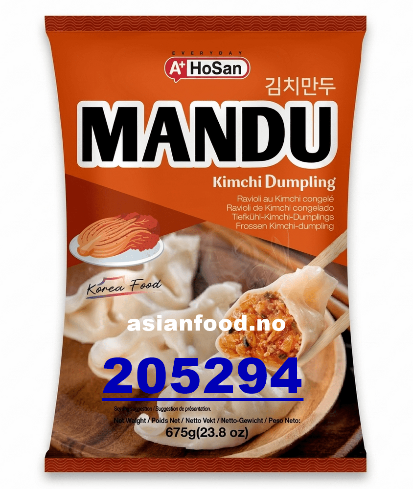 KOMMENDE - A+ Mandu kimchi dumplings 12x675g