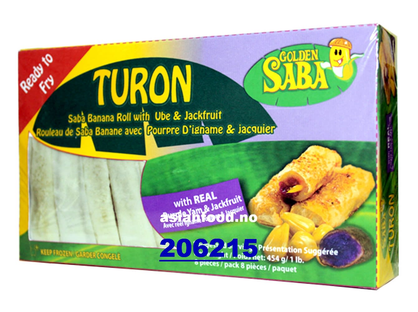 KOMMENDE - GOLDEN SABA Turonito with Purple Yam - Jackfruit