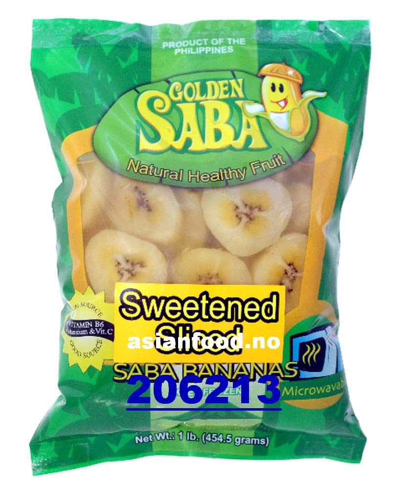 KOMMENDE - GOLDEN SABA Sweetened Saba banana Slices 24x454g